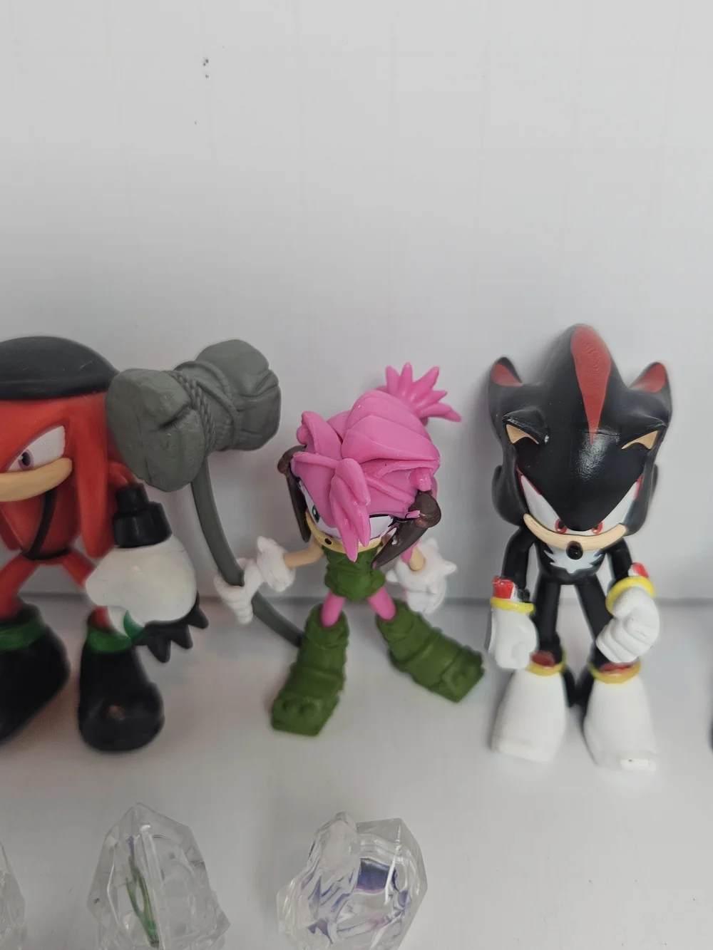 Random Lot Of Sonic Mini Figures  9 Total